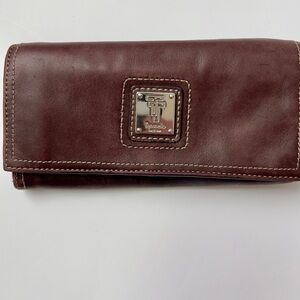 Tignanello Dark Brown Leather Wallet